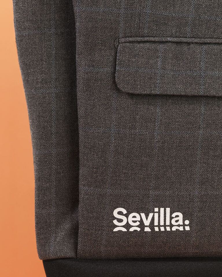 Sevilla bio backpack blue detail