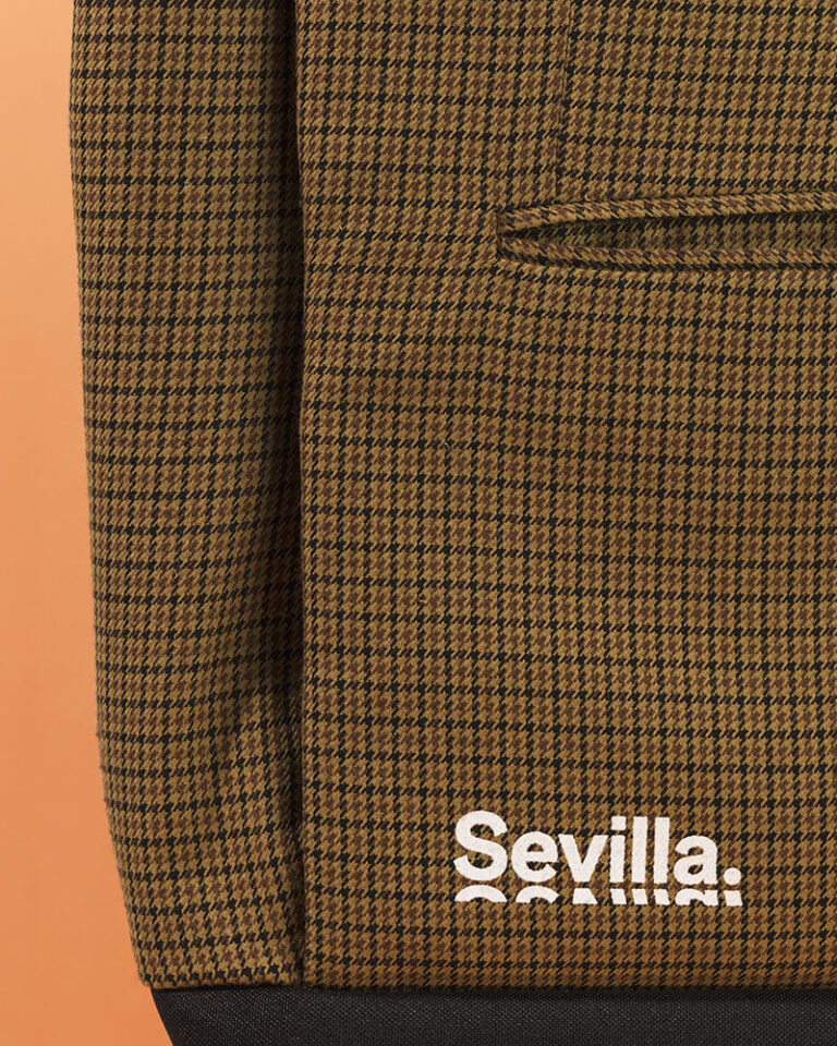 Sevilla bio backpack brown detail