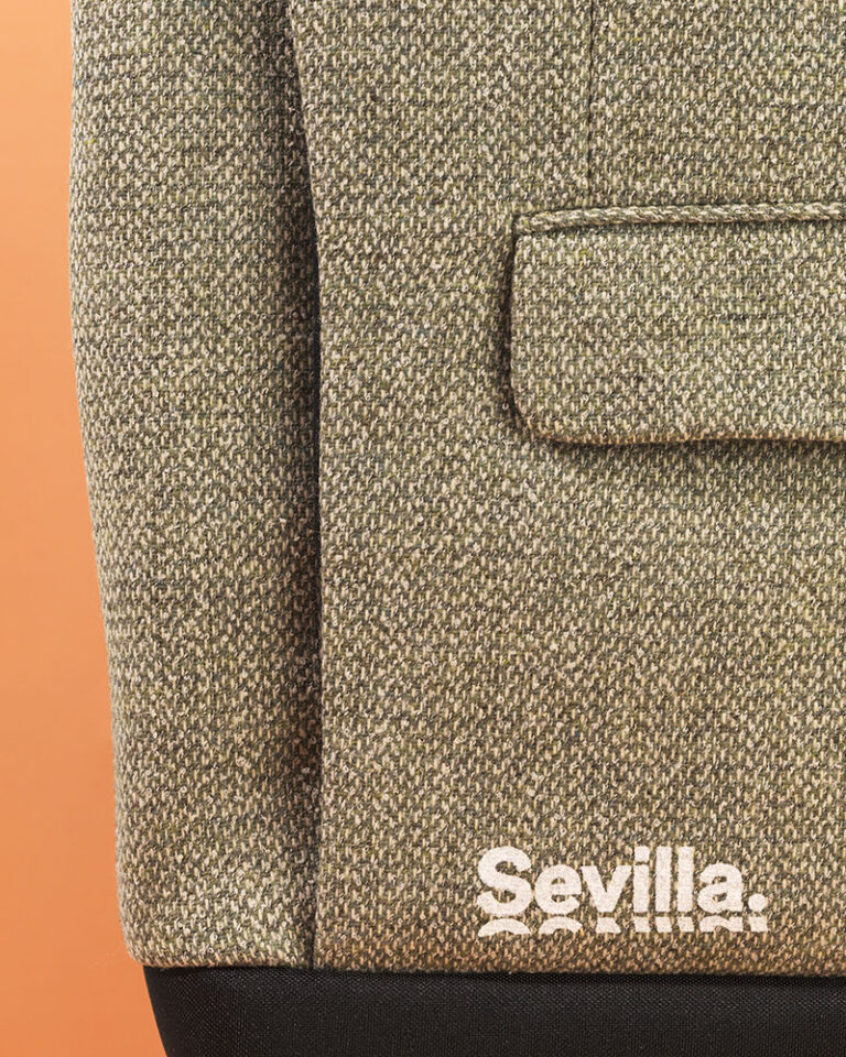 Sevilla Bio Backpack grey detail